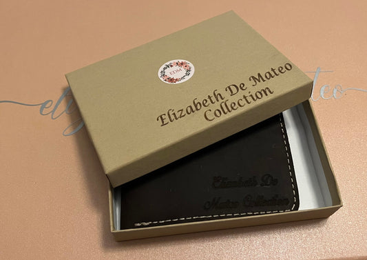 Dark brown men's wallet