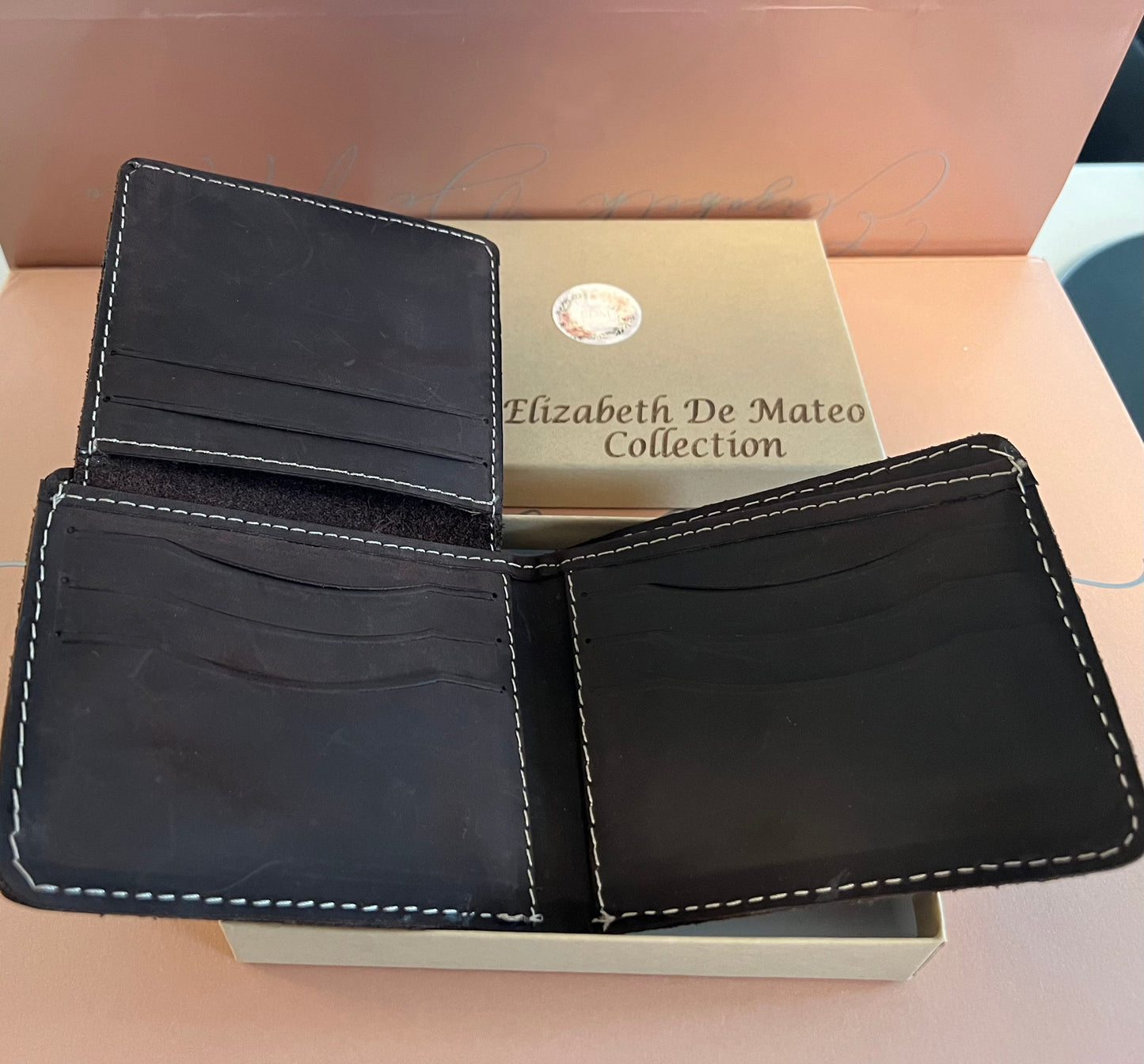 Dark brown men's wallet