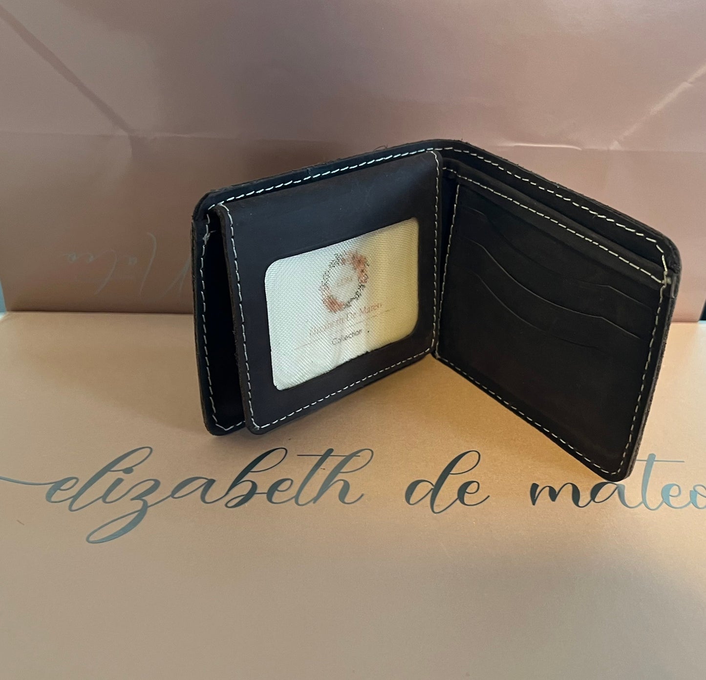 Dark brown men's wallet